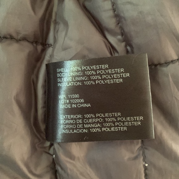 Weatherproof Men's Navy Blue Tech Jacket size M Fleece Quilted Insulated - Picture 5 of 9